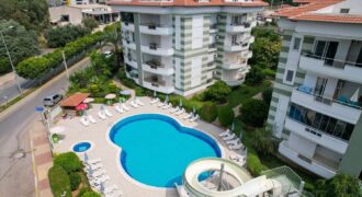 ALANYA OBA SATILIK 1+1 EŞYALI RESIDENCE ALANYA  Paradise Garden