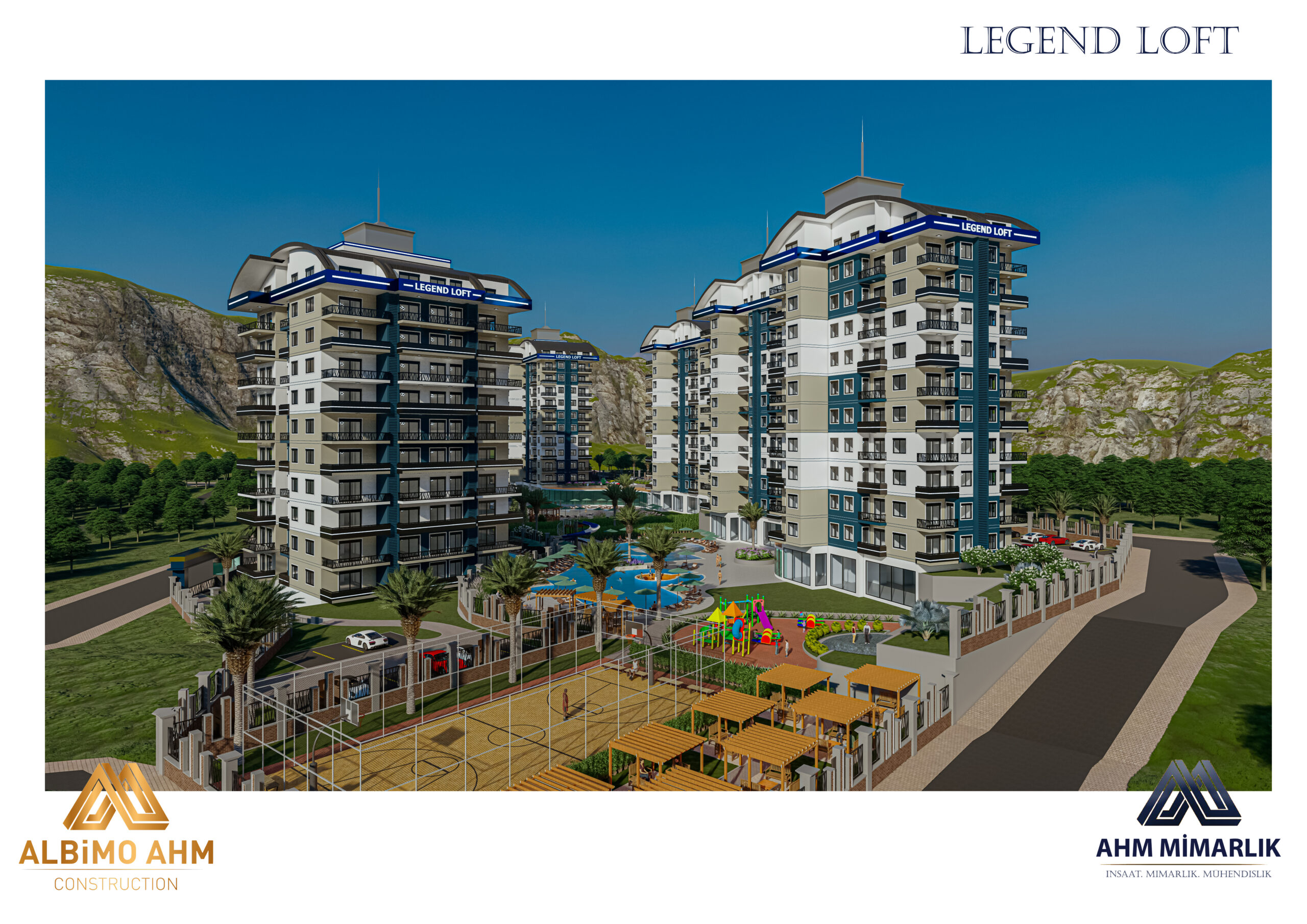 AVSALLAR SATILIK 1+1 BOŞ RESİDENCE ALANYA  LEGEND LOFT