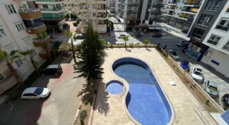 7025 400€ ALANYA MAHMUTLAR  ATATÜRK CADDESİNDE FUL EŞYALI 1+1 DAİRE KİRALIK AİDAT İCİNDE