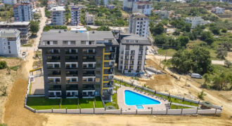 AVSALLAR SATILIK 1+1 EŞYALI RESİDENCE  ALANYA KOCA