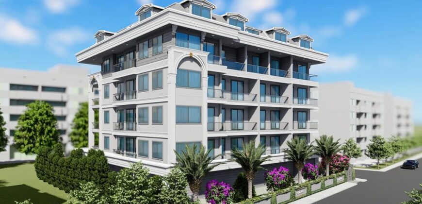 ALANYA saray satılık 1+1 eşyalı residence alanya Palace Fenercioğlu