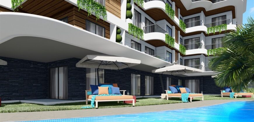 OBA SATILIK 1+1 BOŞ DAİRE ALANYA  EKOLOJİ OBA