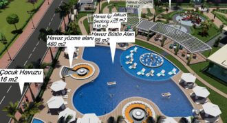 MAHMUTLAR SATILIK 1+1 EŞYALI ALANYA  STATE OF ART RESİDENCE