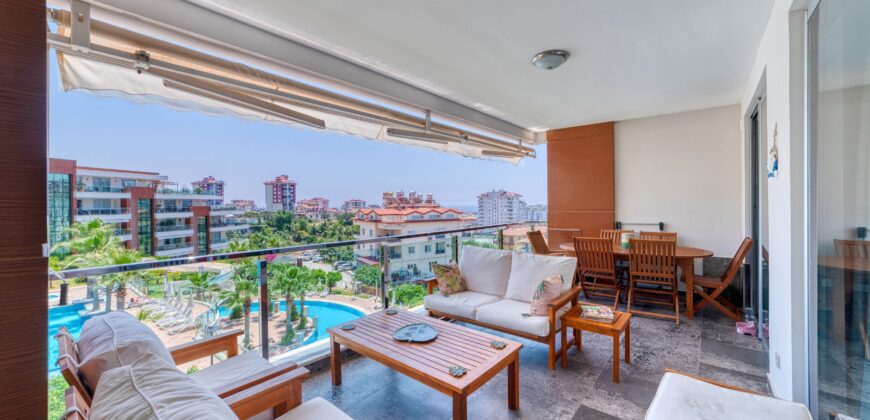 Alanya cikcilli satılık 2+1 eşyalı residence alanya Aramis Terrace 2