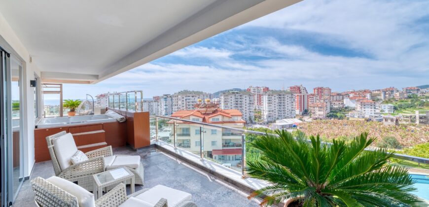 cikcilli satılık 3+1 eşyalı residence alanya Aramis Terrace 2