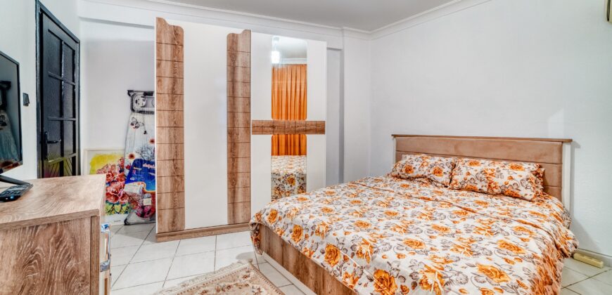 ALANYA saray satılık 1+1 eşyalı daire alanya Alangün Apartmanı