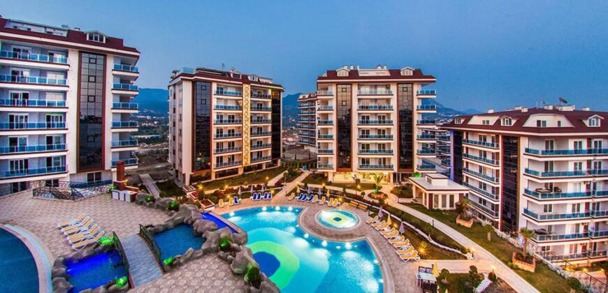 cikcili satılık 2+1 eşyalı residence alanya Another World