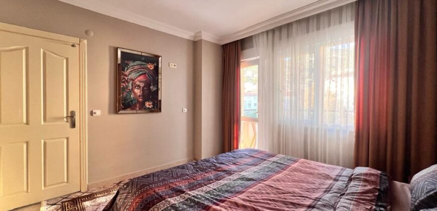 ALANYA Güllerpınarı satılık 2+1 eşyalı daire alanya Alangün Apartmanı