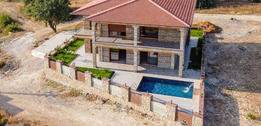 İNCEKUM SATILIK 4+1 BOŞ VİLLA ALANYA Taş Villa Sumaklı