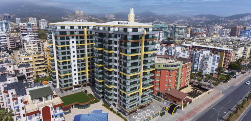 MAHMUTLAR SATILIK 2+1 EŞYALI  ALANYA KURT SAFİR EURO 20 RESIDENCE