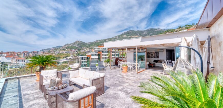 cikcilli satılık 3+1 eşyalı residence alanya Aramis Terrace 2