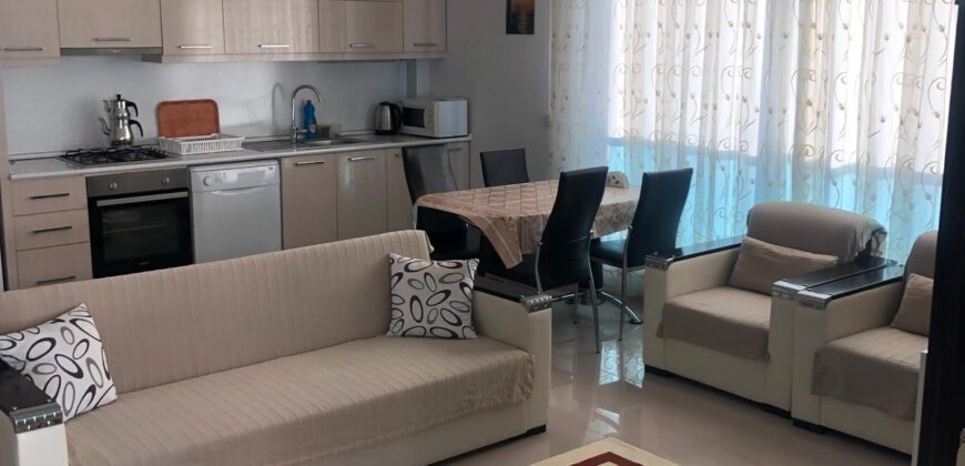 TOSMUR  SITE IÇI  KIRALIK 1+1 EŞYALI  650 € DAIRE ALANYA