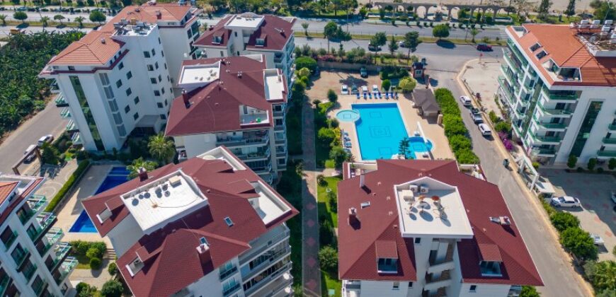 AKDENİZ BLUE PARK KESTEL ALANYA KİRALIK DAİRE 2+1 EŞYALI DENİZE SIFIR