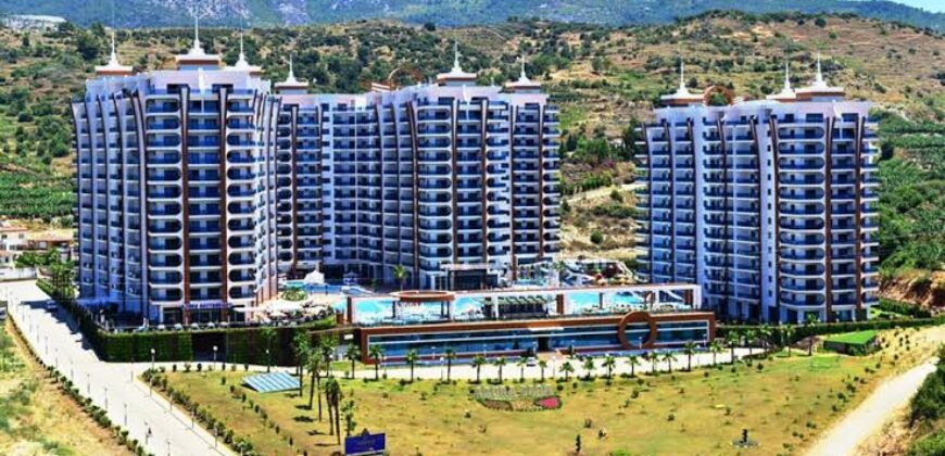 ALANYA MAHMUTLAR AZURA PARK KİRALIK EŞYALI 1+0 DAİRE AYLIK 325 €