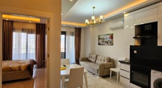 MAHMUTLAR KİRALIK 1+1 EŞYALI DAİRE ALANYA ALBİMO LOFT