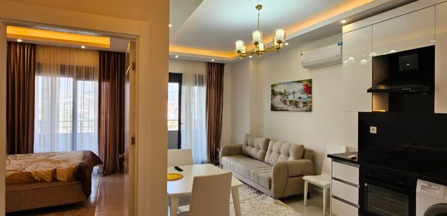 MAHMUTLAR KİRALIK 1+1 EŞYALI DAİRE ALANYA ALBİMO LOFT