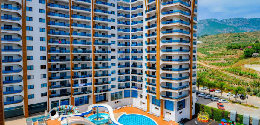 ALANYA MAHMUTLAR AZURA PARK KİRALIK EŞYALI 1+0 DAİRE AYLIK 325 €