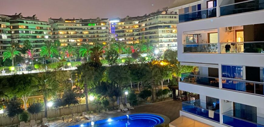 TOSMUR  SITE IÇI  KIRALIK 1+1 EŞYALI  650 € DAIRE ALANYA