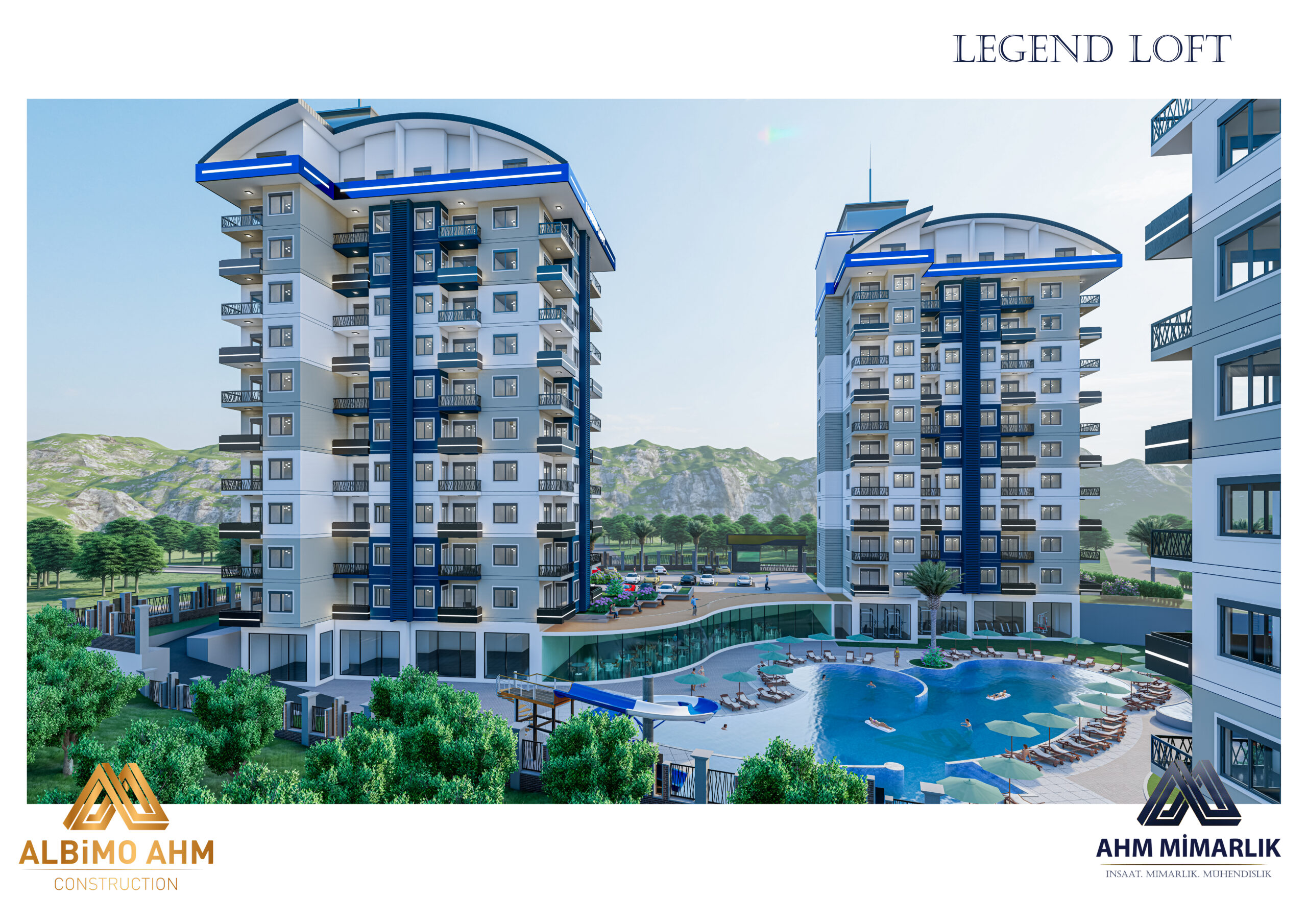 AVSALLAR SATILIK 1+1 BOŞ RESİDENCE ALANYA LEGEND LOFT