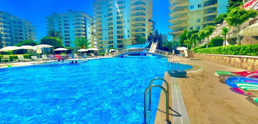 PARADİSE HİLL RESORT MAHMUTLAR ALANYA KİRALIK EŞYALI LÜKS SİTE İÇİNDE DENİZ VE ŞEHİR MANZ