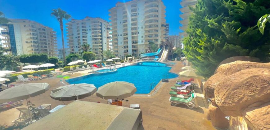 PARADİSE HİLL RESORT MAHMUTLAR ALANYA KİRALIK EŞYALI LÜKS SİTE İÇİNDE DENİZ VE ŞEHİR MANZ