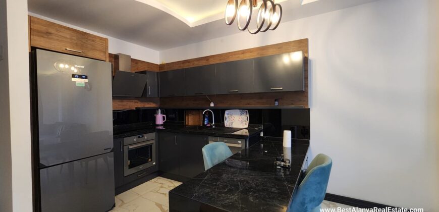 ETALOM HOMES RESİDENCE MAHMUTLAR ALANYA KISA DÖNEM KİRALIK DAİRE 55 €