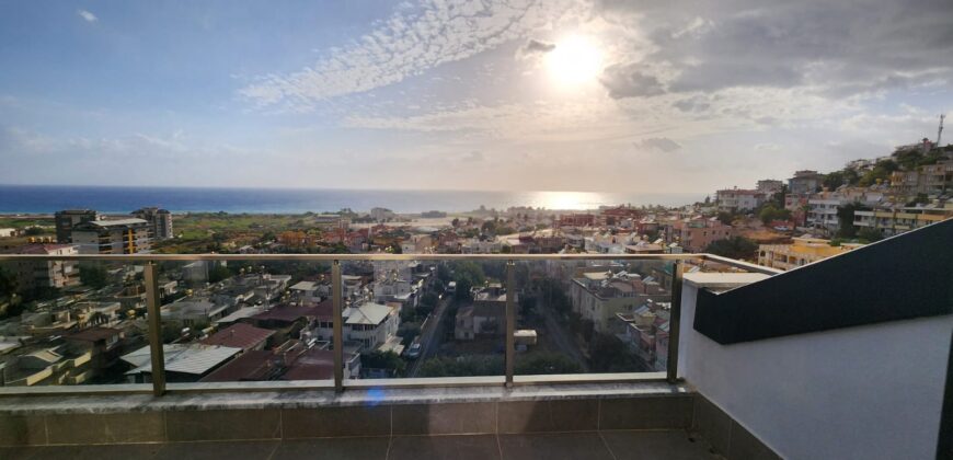 BROVA TOWER DEMİRTAŞ ALANYA KİRALIK EŞYALI 2+1 PENTHOUSE DUBLEX DAİRE AYLIK 500 €