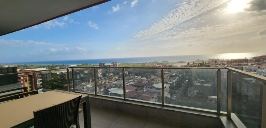 BROVA TOWER DEMİRTAŞ ALANYA KİRALIK EŞYALI 2+1 PENTHOUSE DUBLEX DAİRE AYLIK 500 €