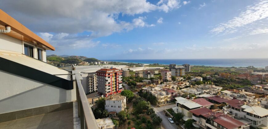 BROVA TOWER DEMİRTAŞ ALANYA KİRALIK EŞYALI 2+1 PENTHOUSE DUBLEX DAİRE AYLIK 500 €