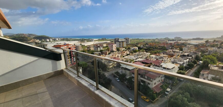 BROVA TOWER DEMİRTAŞ ALANYA KİRALIK EŞYALI 2+1 PENTHOUSE DUBLEX DAİRE AYLIK 500 €