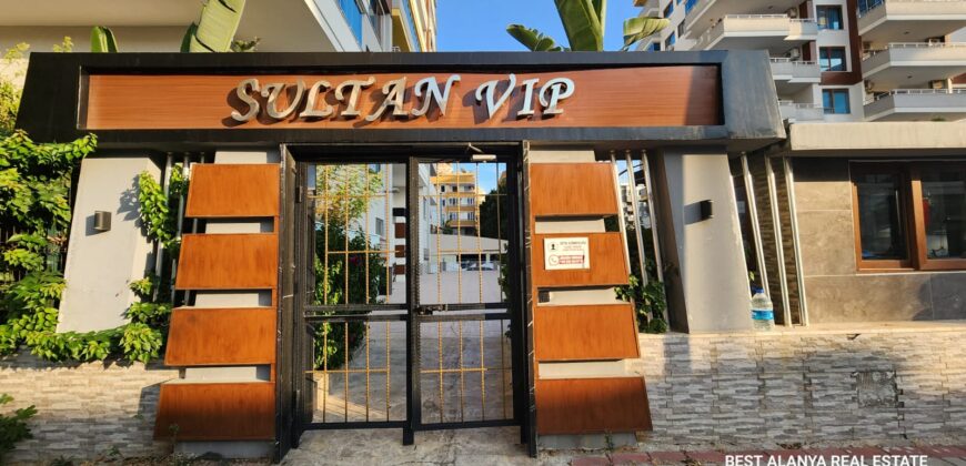 SULTAN VİP RESİDENCE  MAHMUTLAR ALANYA DENİZE SIFIR 2+1 DAİRE AYLIK 800 €