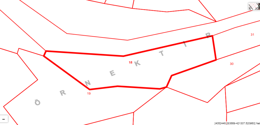 OBAALACAMİ OBA 1.012M2 DOĞA MANZARA YOL CEPHE 3.500.000TL