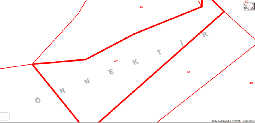 OBAALACAMİ OBA 1.766M2 DOĞA MANZARA YOL CEPHE 4.000.000TL