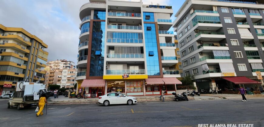 TAŞ 2 APT MAHMUTLAR ALANYA KİRALIK GÜNEY CEPHE 1+1 EŞYALI DAİRE AYLIK 15.000 TL