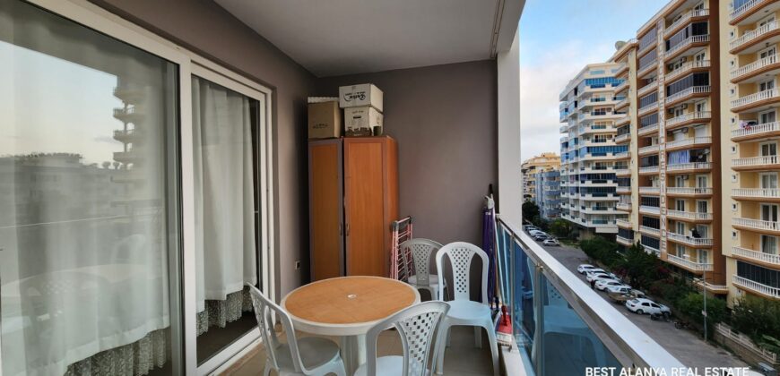 TAŞ 2 APT MAHMUTLAR ALANYA KİRALIK GÜNEY CEPHE 1+1 EŞYALI DAİRE AYLIK 15.000 TL