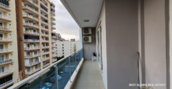 TAŞ 2 APT MAHMUTLAR ALANYA KİRALIK GÜNEY CEPHE 1+1 EŞYALI DAİRE AYLIK 15.000 TL