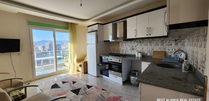 HAK GARDEN RESİDENCE MAHMUTLAR ALANYA SATILIK 1+1 10. KAT BATI CEPHE 67.000 €