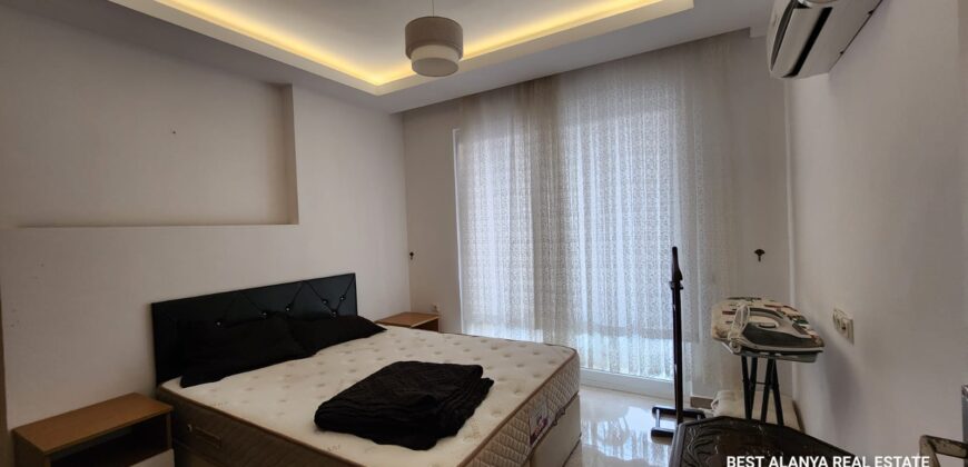 TAŞ 2 APT MAHMUTLAR ALANYA KİRALIK GÜNEY CEPHE 1+1 EŞYALI DAİRE AYLIK 15.000 TL