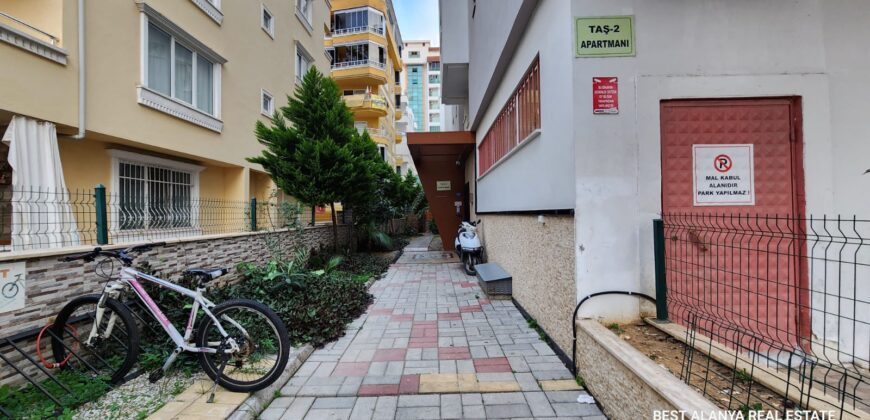 TAŞ 2 APT MAHMUTLAR ALANYA KİRALIK GÜNEY CEPHE 1+1 EŞYALI DAİRE AYLIK 15.000 TL