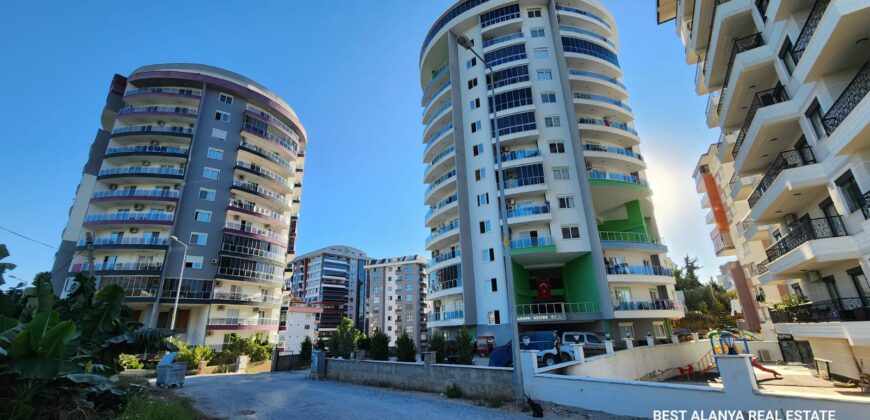 HAK GARDEN RESİDENCE MAHMUTLAR ALANYA SATILIK 1+1 10. KAT BATI CEPHE 67.000 €