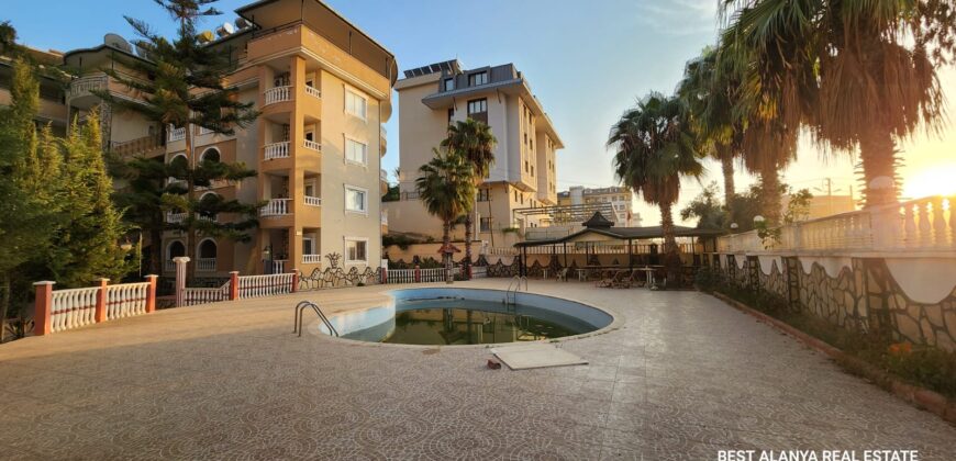 DEMİRTAŞ SİTESİ ALANYA KİRALIK EŞYALI DUBLEX 2+1 DAİRE AYLIK 12.000 TL