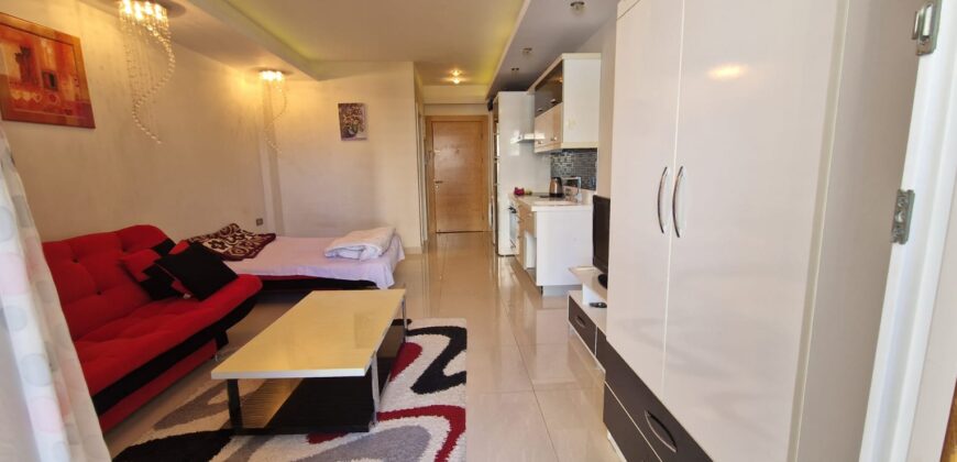 ALANYA MAHMUTLARDA KİRALIK 1+0 EŞYALI DAİRE 280 €