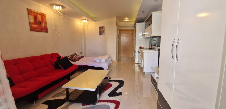 ALANYA MAHMUTLARDA KİRALIK 1+0 EŞYALI DAİRE 280 €