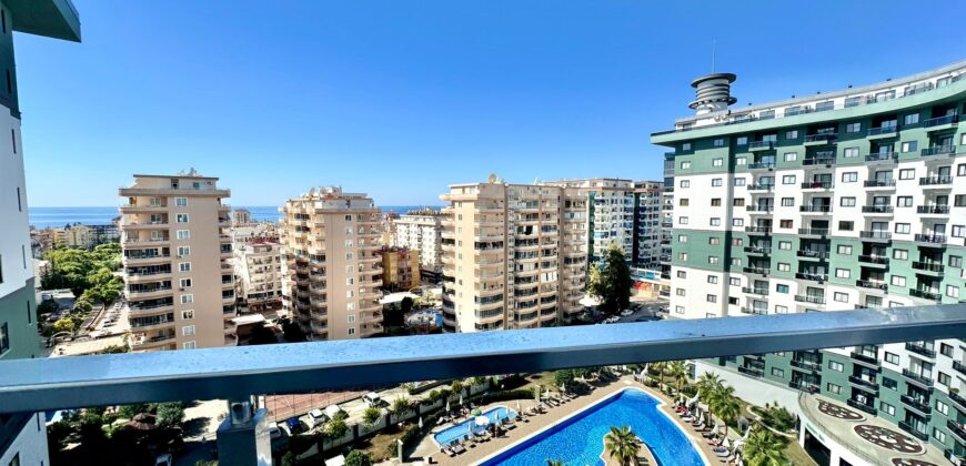 ALANYA MAHMUTLARDA KİRALIK 1+1 DAİRE EŞYALI 400 €