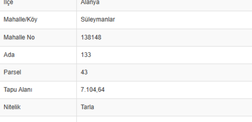 SÜLEYMANLAR ALANYA 7.105M2 ELEKTRİK SU YOL VAR 3.500.000TL