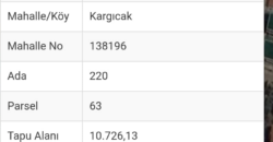 KUMÇUKURU KARGICAK ALANYA 10.726M2 SATILIK TARLA 110.000.000TL