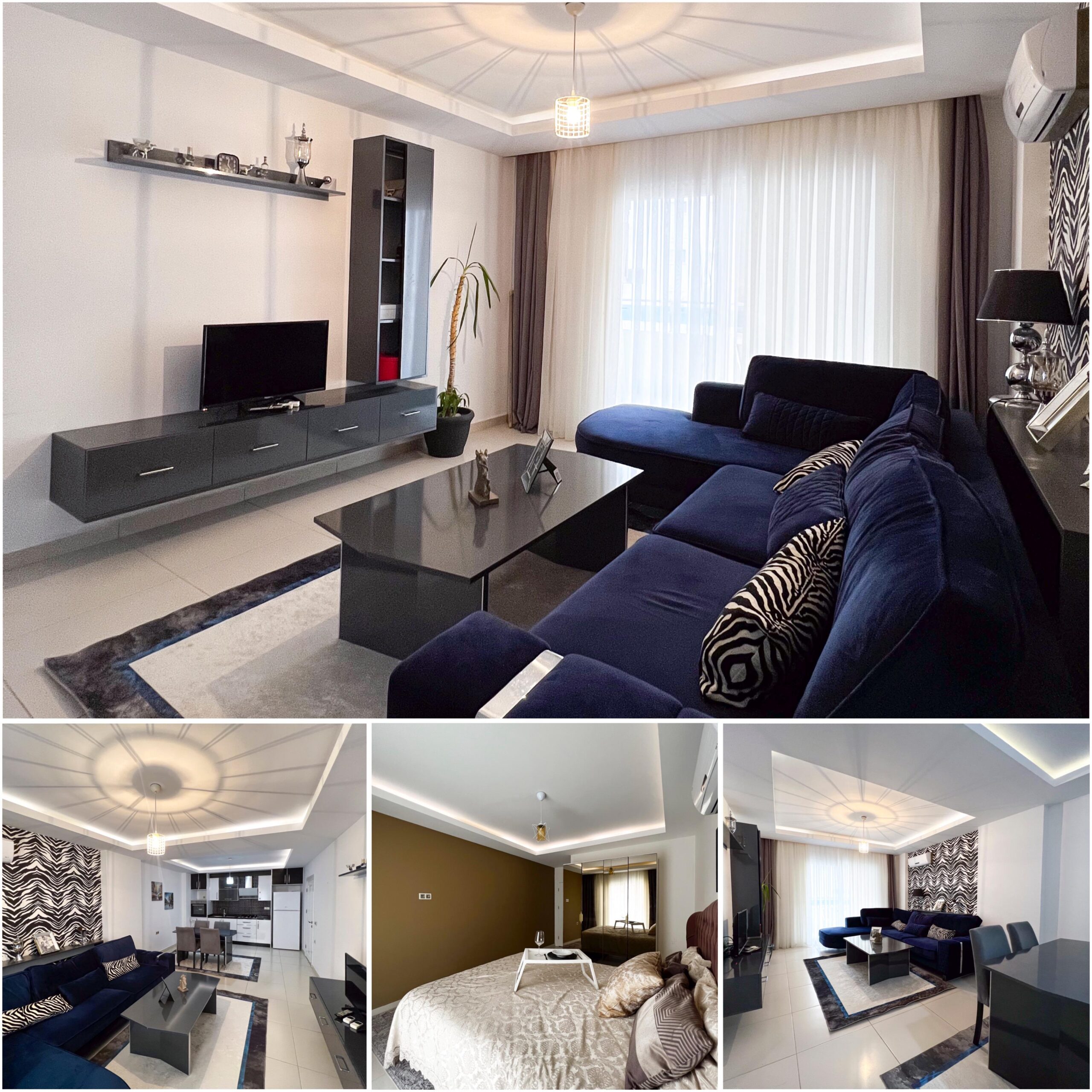 MAHMUTLAR KİRALIK EŞYALI 1+1 DAİRE 550 €