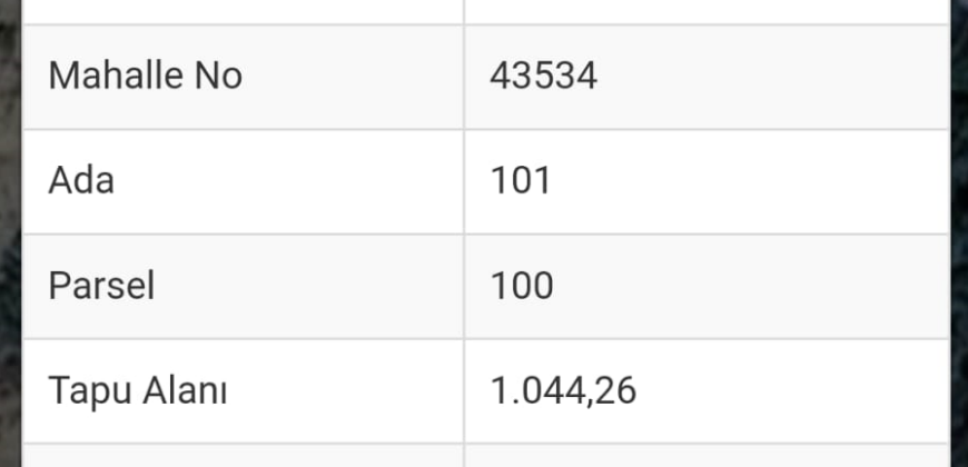 ÜÇKONAK GAZİPAŞA ALANYA 1.044M2 SATILIK TARLA 100.000TL