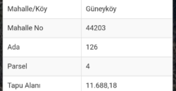 GÜNEY KÖY GAZİPAŞA 24.000M2 SATILIK TARLA 36.000.000TL