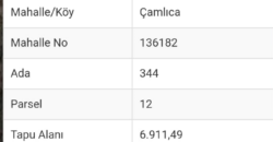 ÇAMLICA(ÖLMEZLER MEVKİ) DEMİRTAŞ ALANYA 6.911M2SATILIK TARLA 5.000.000TL